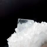 Water-clear Fluorite on Quartz from China FL763