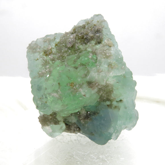Heavily Modified Green Fluorite from Xianghualing XFL69