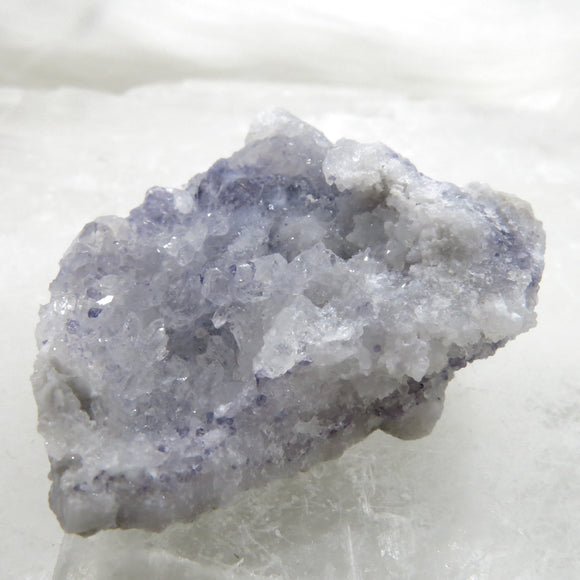 Purple Fluorite on Botryoidal Chalcedony from Mexico FL458R