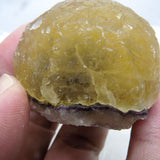 Stepped Growth Botryoidal Yellow Fluorite from China FL543