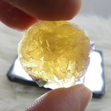 Stepped Growth Botryoidal Yellow Fluorite from China FL546