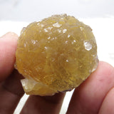 Stepped Growth Botryoidal Yellow Fluorite from China FL549