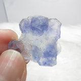 Glass-clear Fluorites with Wispy Phantoms from China FL562