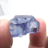 Glass-clear Fluorites with Wispy Phantoms from China FL564