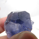 Glass-clear Fluorites with Wispy Phantoms from China FL567
