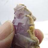 Iridescent Stacked Fluorite with Baryte and Calcite from China FL645