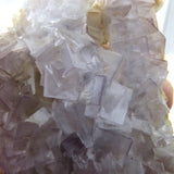 Iridescent Stacked Fluorite with Baryte and Calcite from China FL647