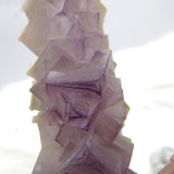 Iridescent Stacked Fluorite with Baryte and Calcite from China FL653